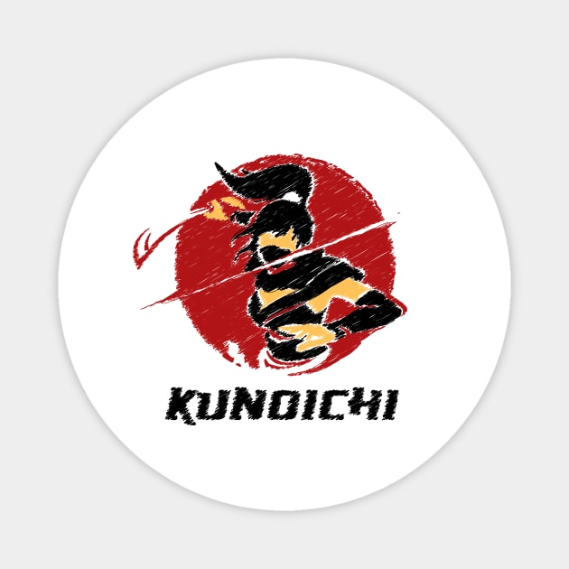 kunoichi Magnet by ibnuali